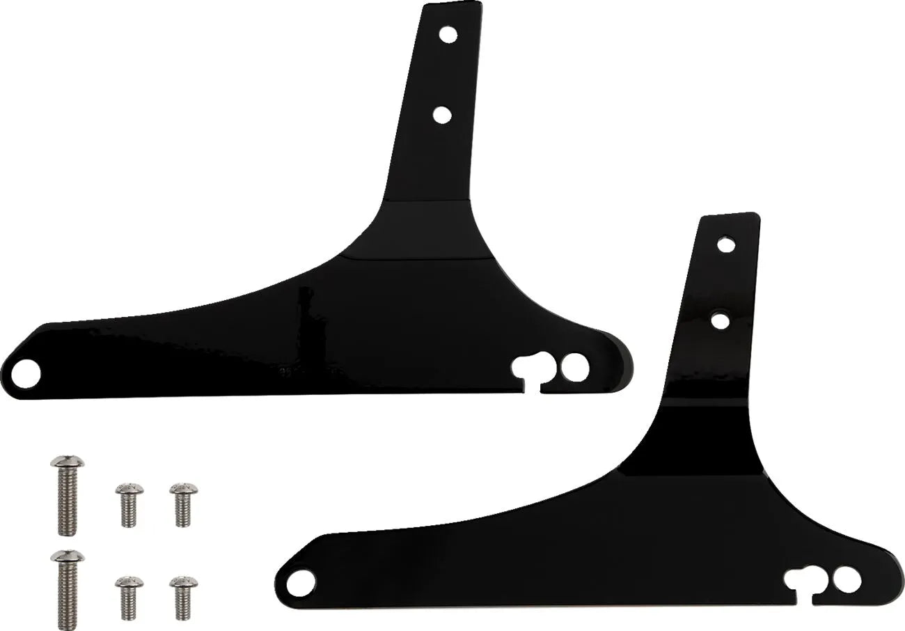 Cobra Square Sissy Bar – Schwarzer Stahl