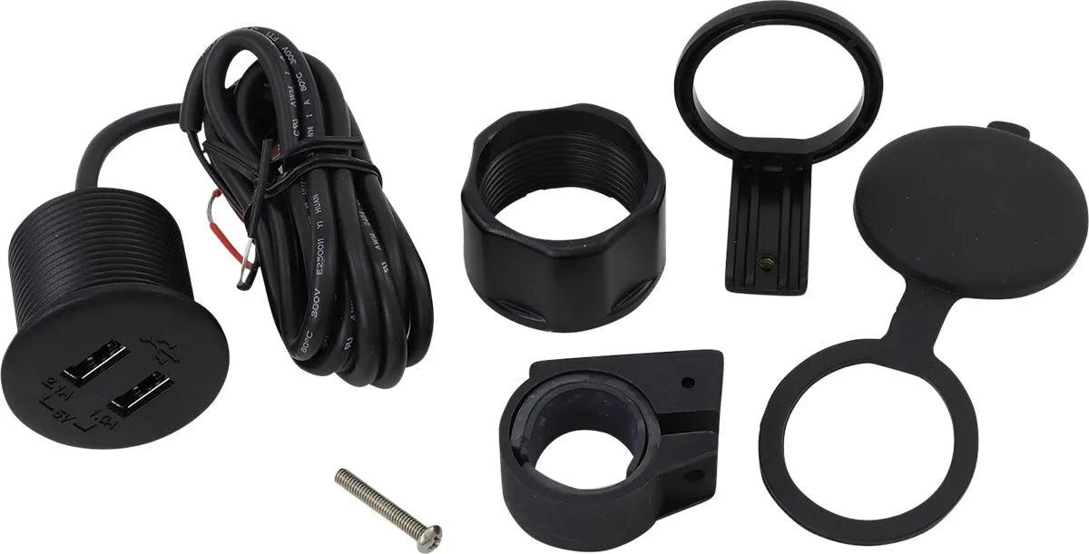 Chrome Dual-Port-USB-Ladegerät