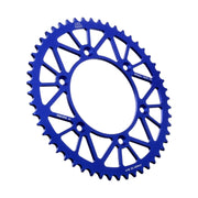 JT Sprockets Aluminium-Kettenrad hinten, 52 Zähne, blau