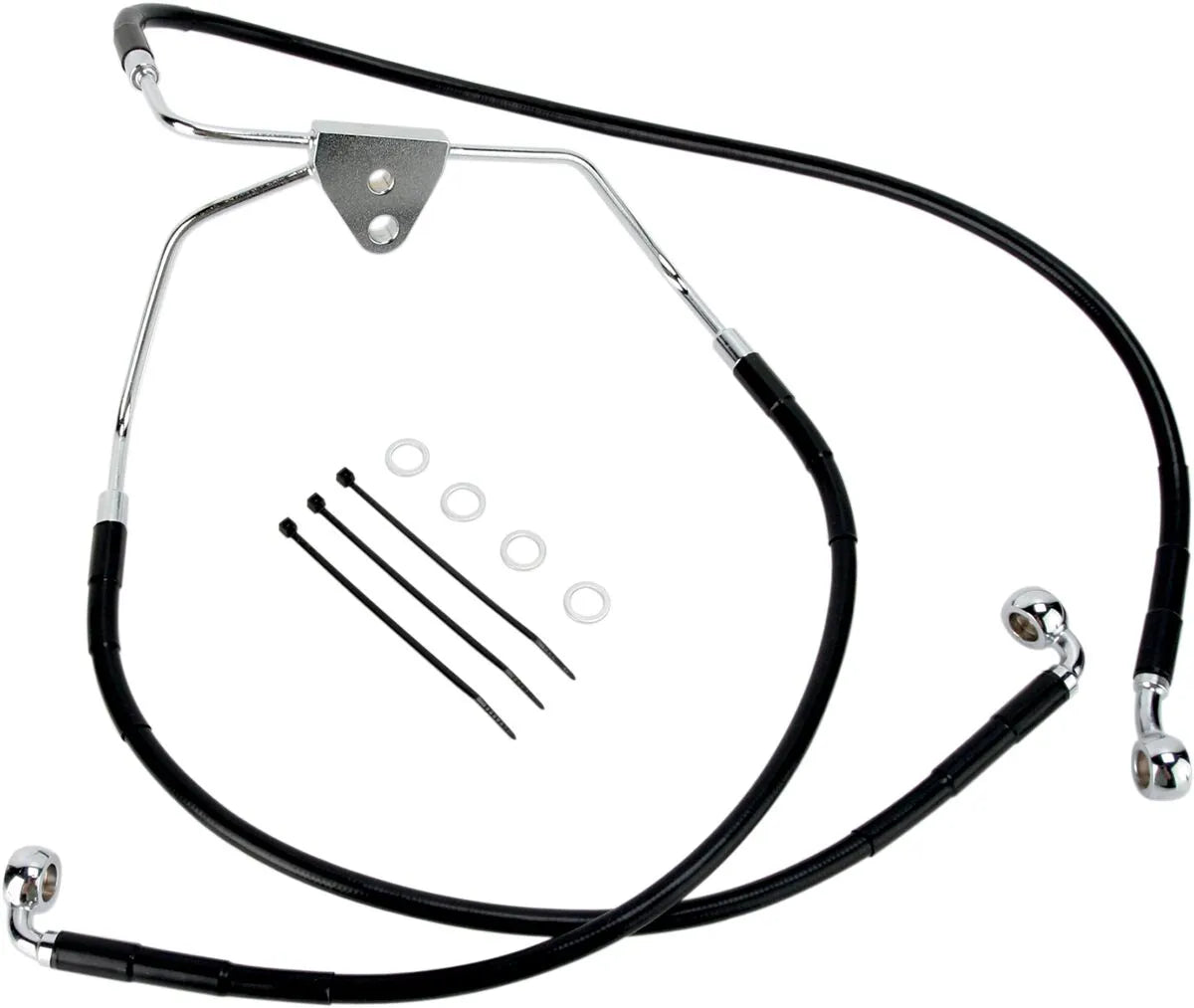Drag Specialties Edelstahl-Bremsleitungssatz