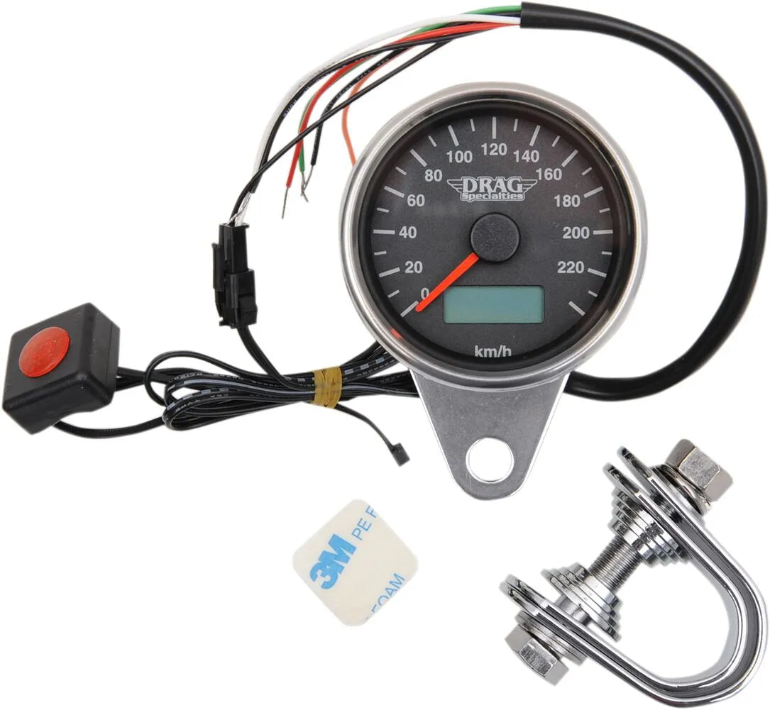 Drag Specialties Mini-Elektronik-Tachometer