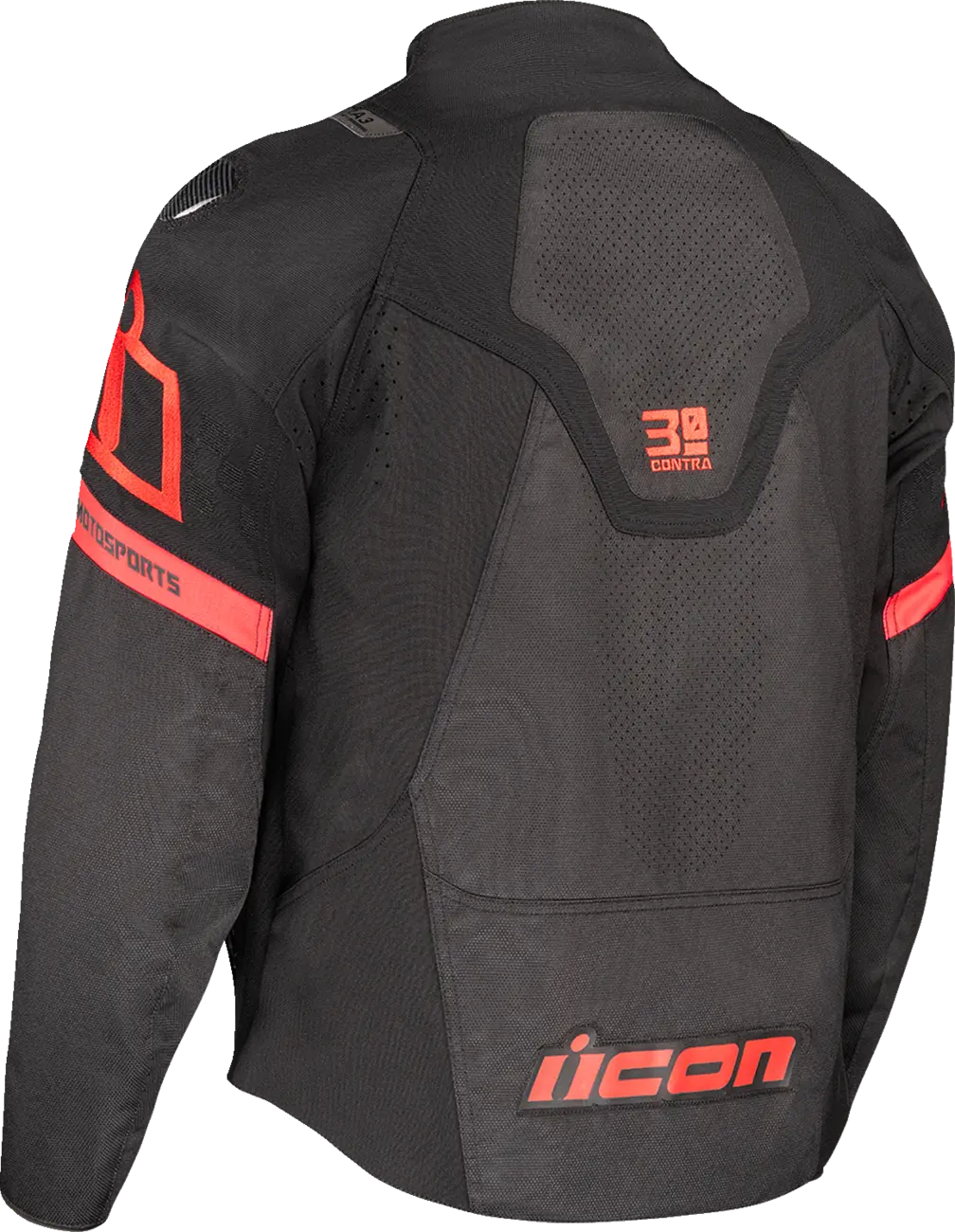 Icon Contra3™ Heldenjacke – Schwarz/Blau/Rot/Weiß