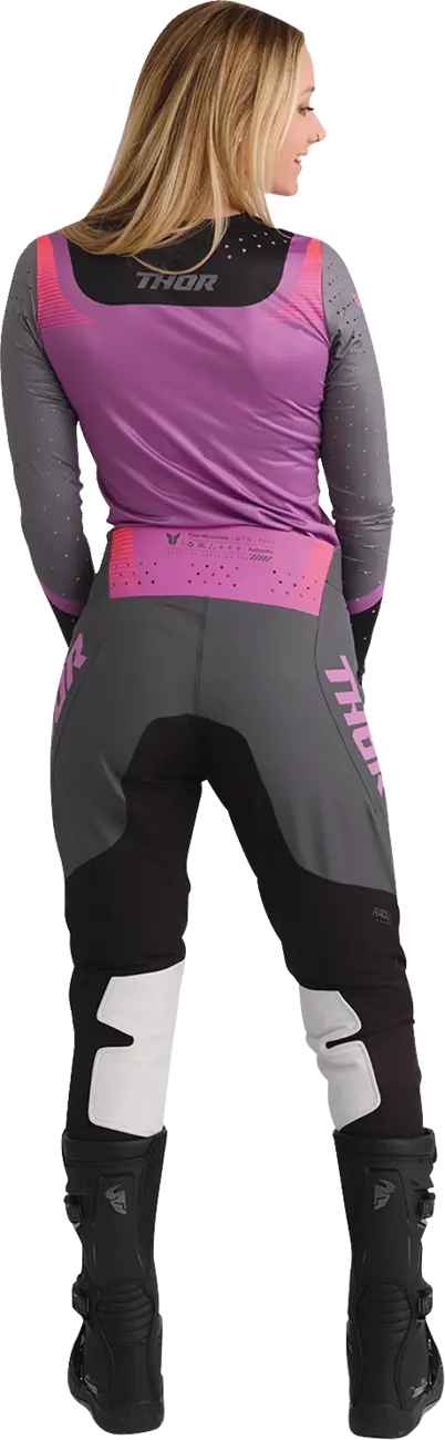 Thor Damen Sportmode Velocity Hose - Schwarz/Dunkelgrau/Rosa/Lila