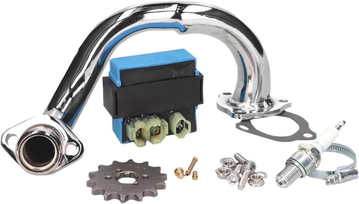 101-Oktan-Entdrosselungssatz mit Abgaskrümmer