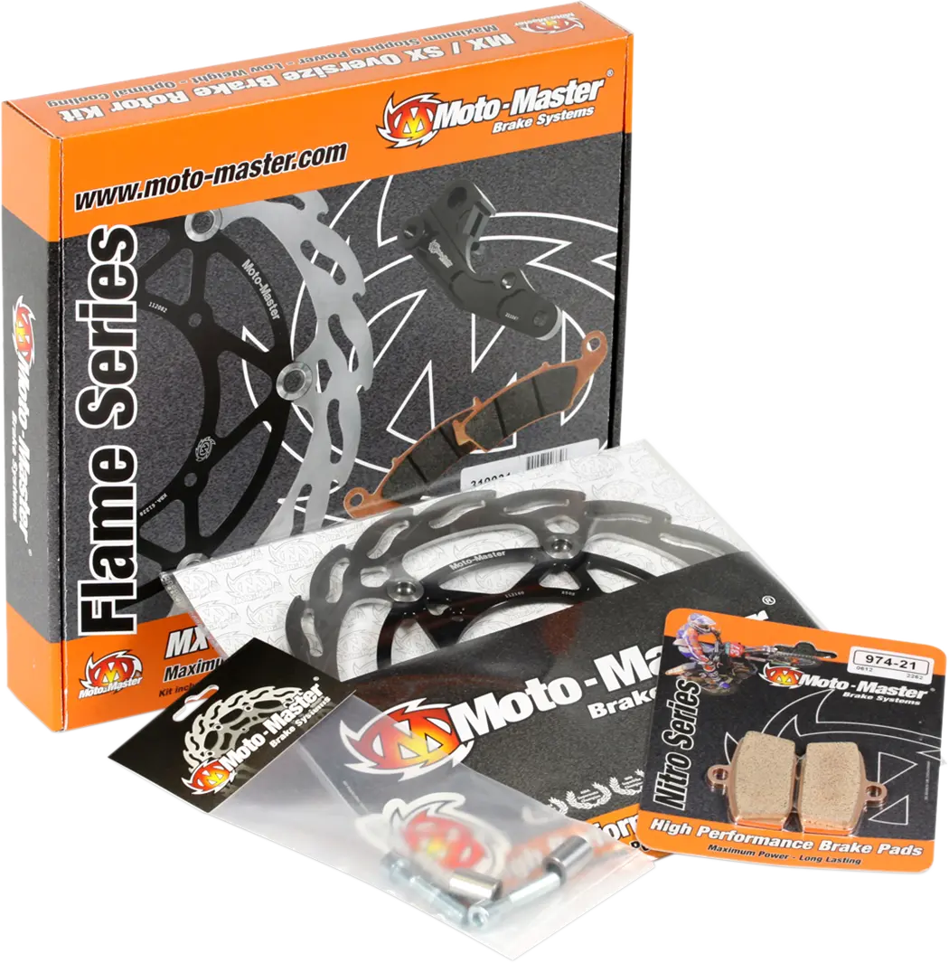 Moto-master Oversize Hinterrad-Flammenscheiben-Kit 220 mm