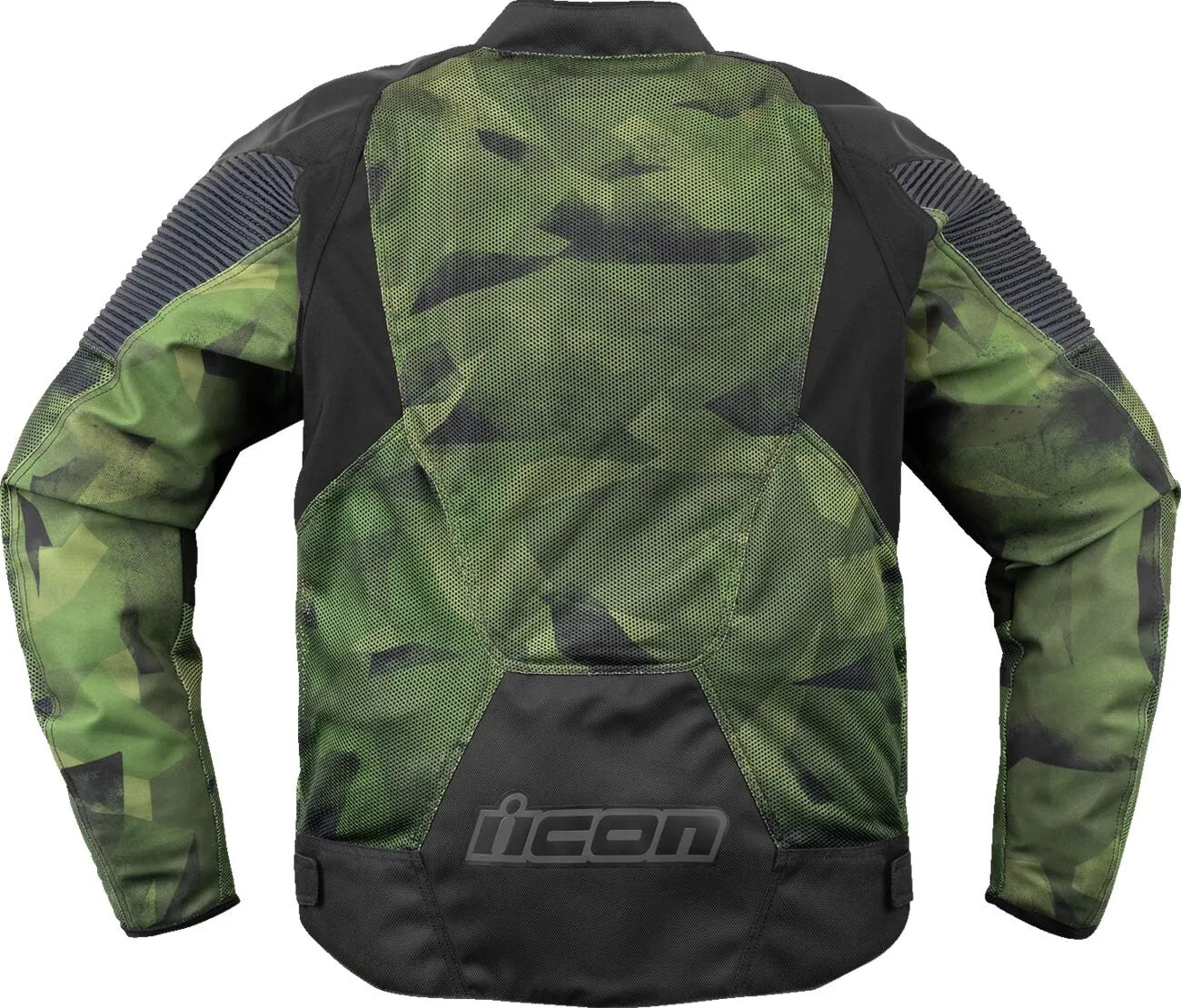 Icon Overlord3 Mesh Camo Jacke - Schwarz/Camo Grün