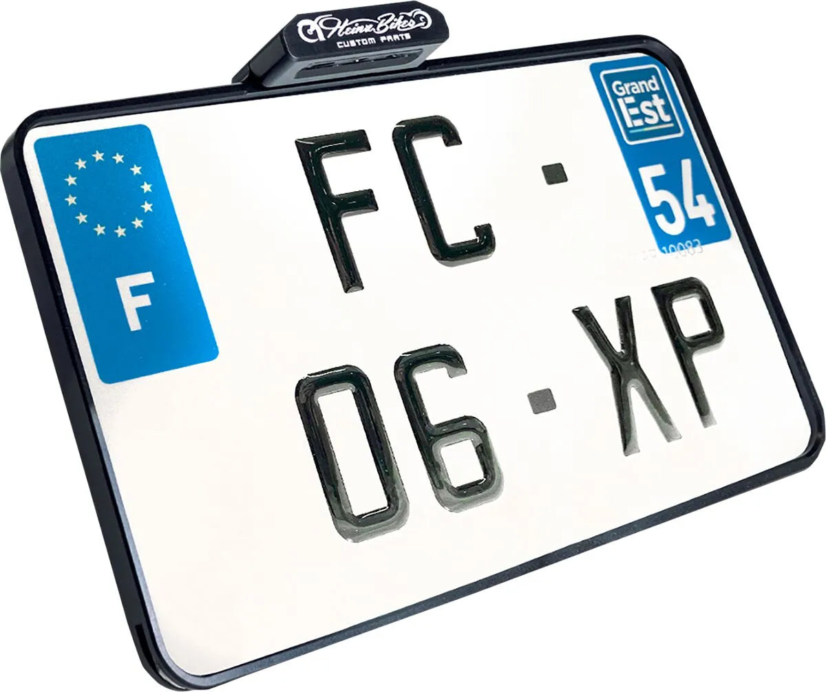 Heinz Bikes Kennzeichenhalterung mit integriertem LED-Rücklicht