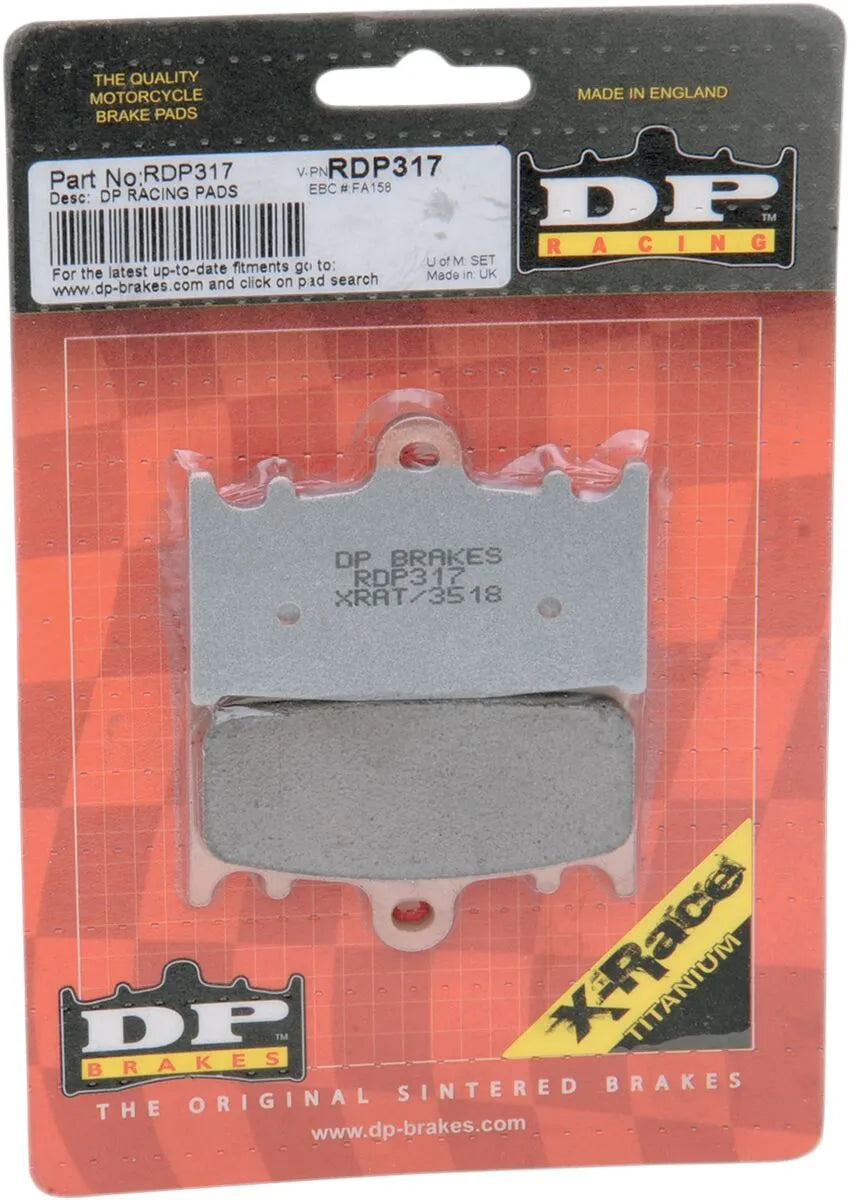 DP Brakes RDP317 Rennbremsbeläge für Hochleistungsbremsen