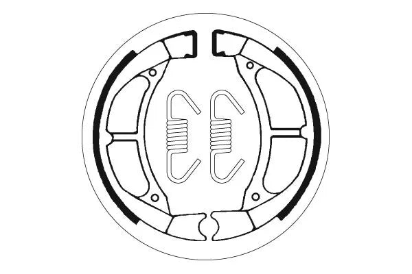 SBS Offroad Organische Bremsbacken-Set