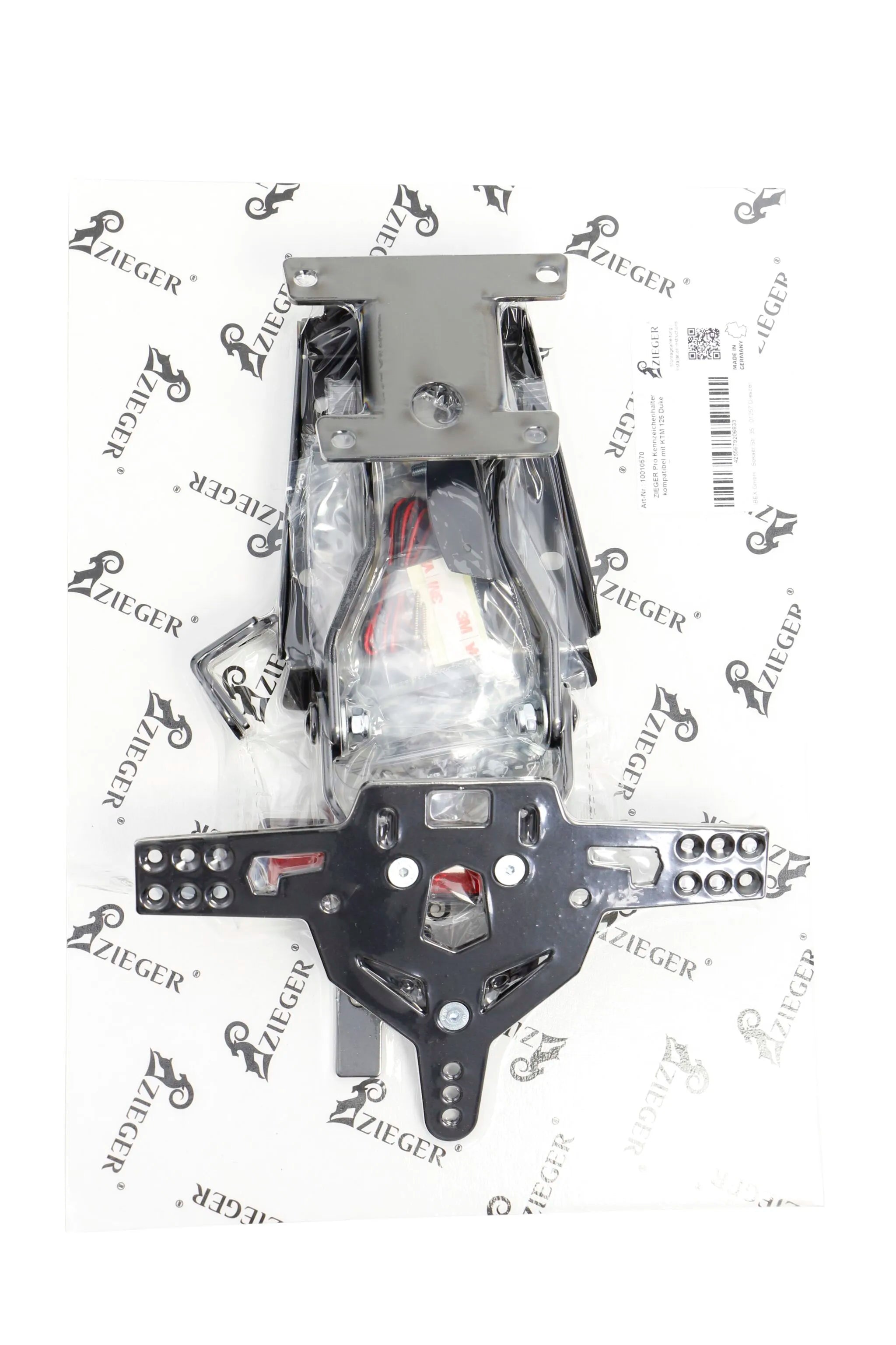 Zieger Pro Kennzeichenhalter Typ D für KTM