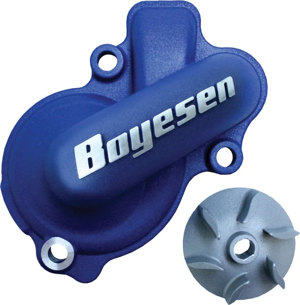 Boyesen Supercooler Wasserpumpenabdeckung &amp; Laufradsatz - Blau