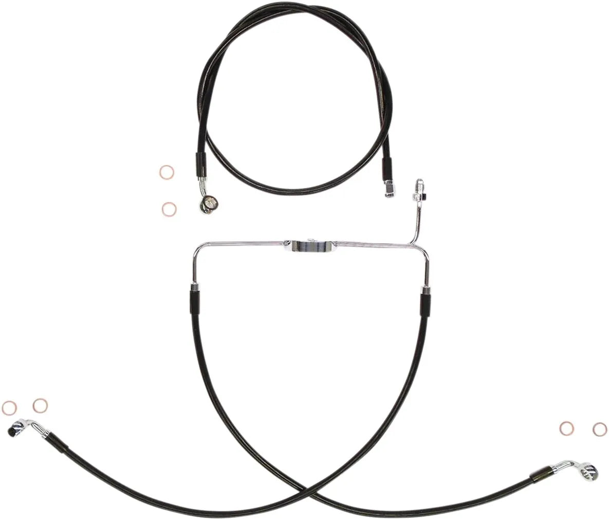 Magnum Shielding XR Edelstahl-Bremsleitungssatz für die Vorderachse (ohne ABS)