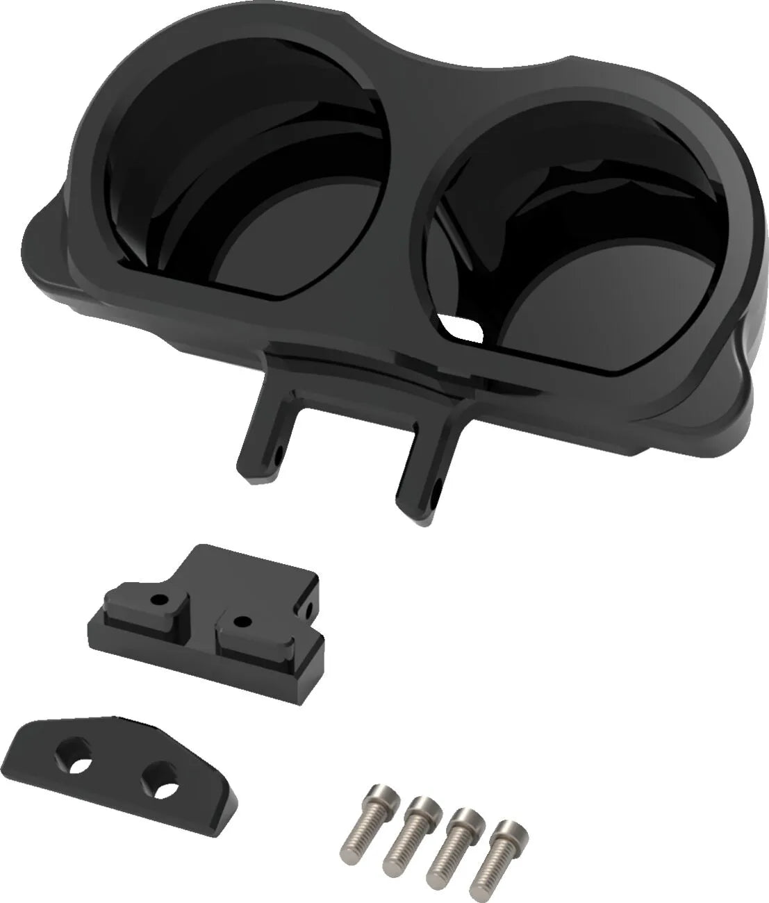 La Choppers Doppelinstrumentenhalterung für Performance-Lenkererhöhungen