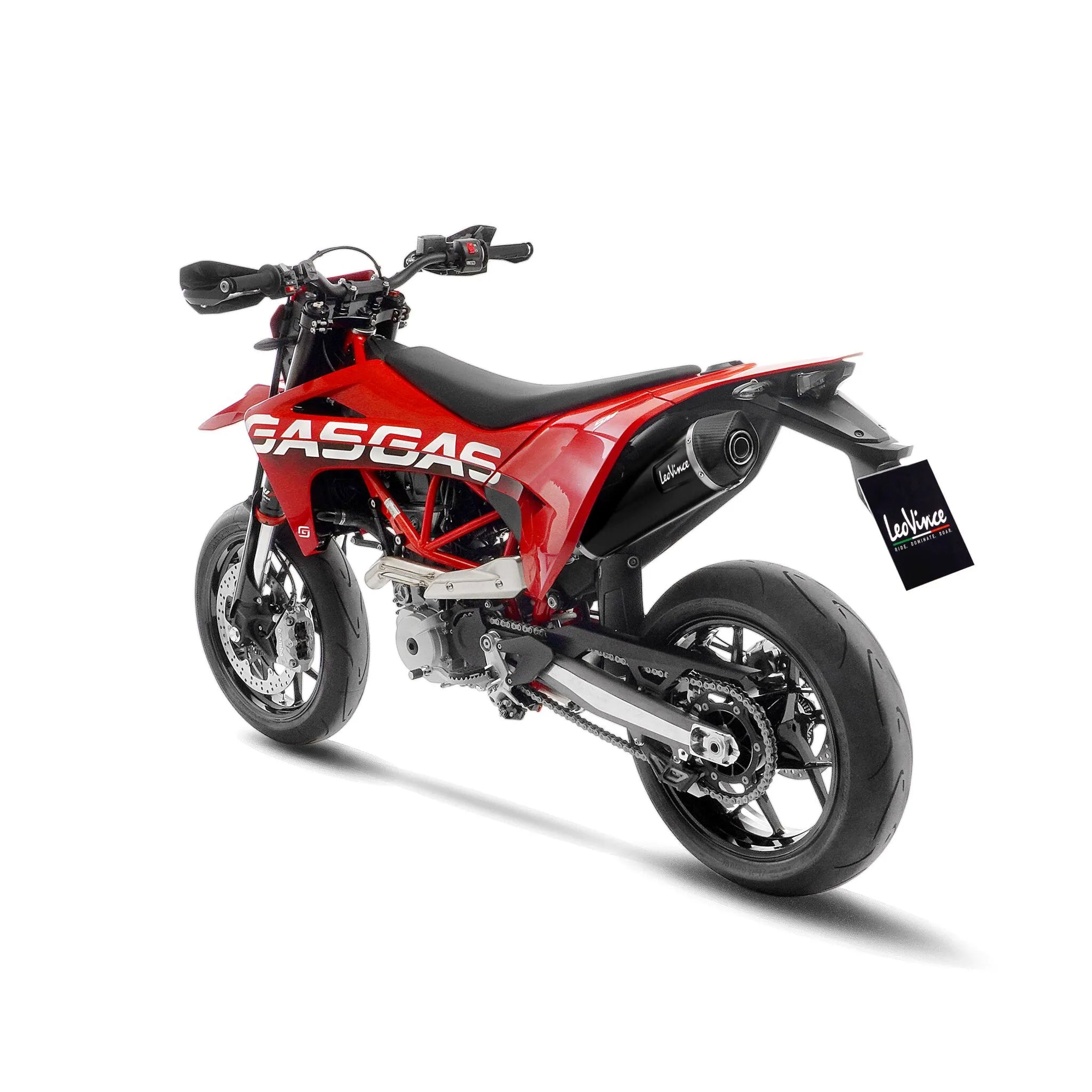 Leovince Nero Slip-on-Schalldämpfer – Dunkler, aggressiver Stil