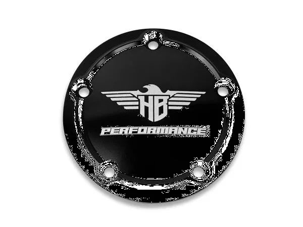 Heinz Bikes Zündabdeckung – Schwarzes Billet-Aluminium