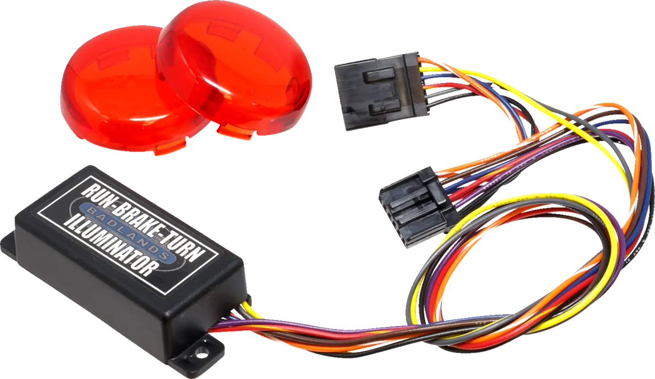 Badlands Plug-in-Beleuchtungsgerät mit roten Linsen