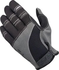 Biltwell Motorradhandschuhe - Schwarz/Grau