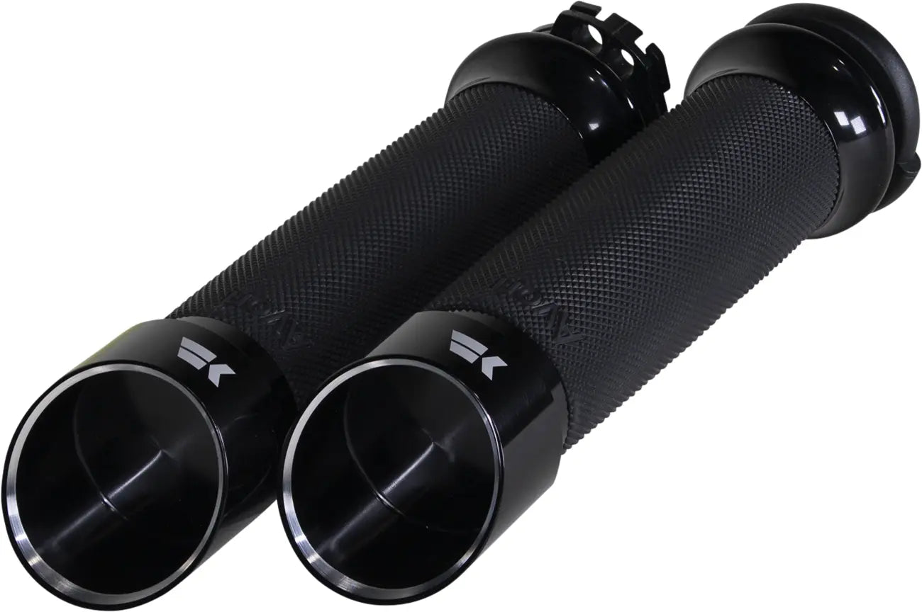 Khrome Werks Edge Grips - Schwarz, 1 Zoll