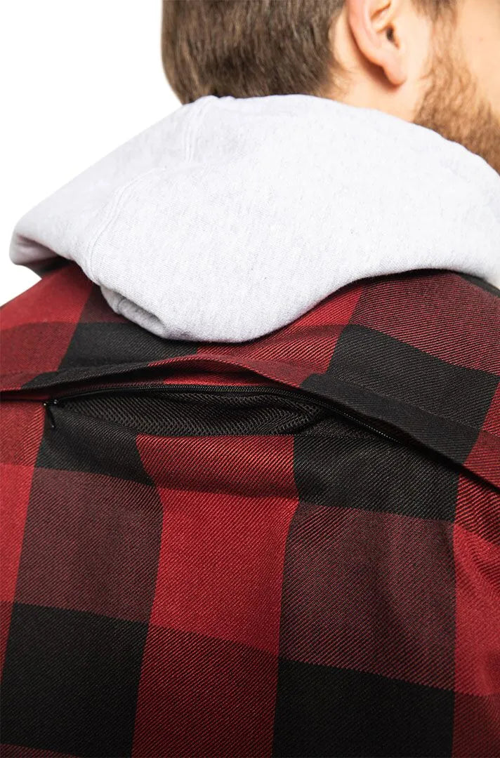 John Doe Motoshirt Jacke Foreet Sport - Rot