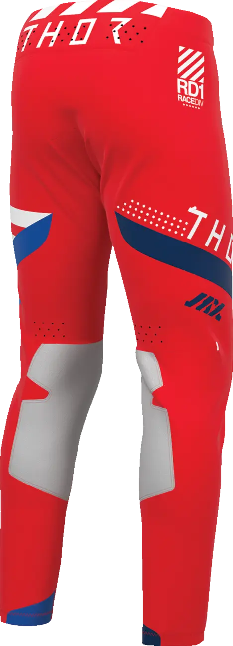 Thor Sportmode Synth Hose – Blau/Rot/Weiß