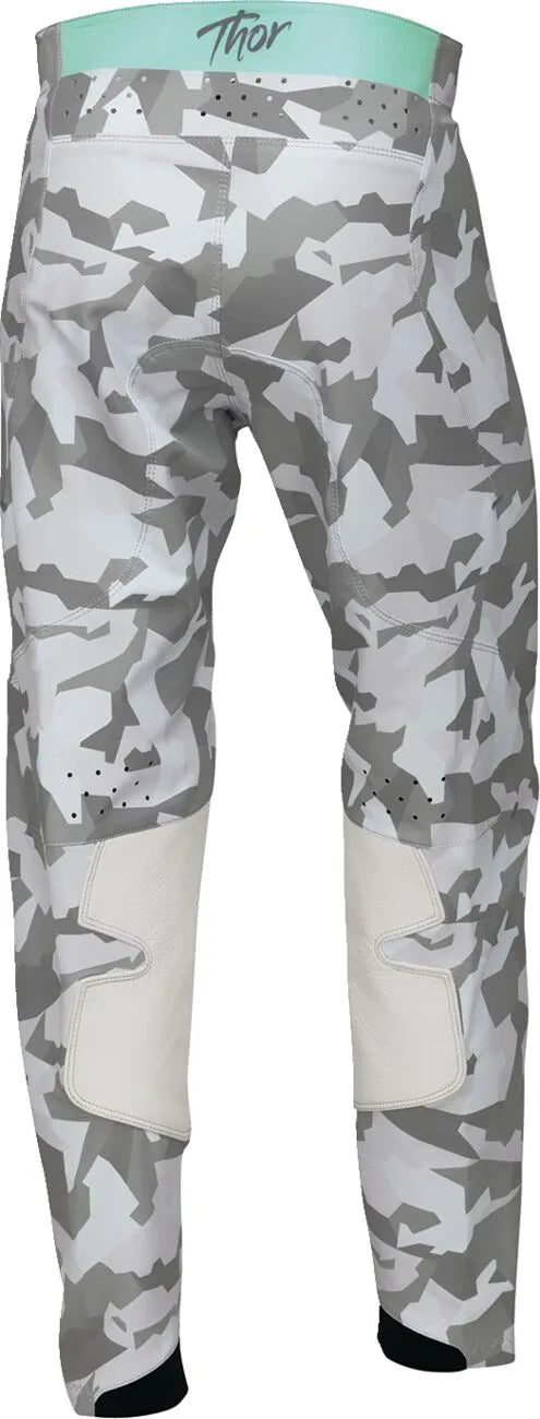 Thor Damen Sportmode Shadow Hose – Schwarz/Grün/Türkis/Weiß/Camo-Grau