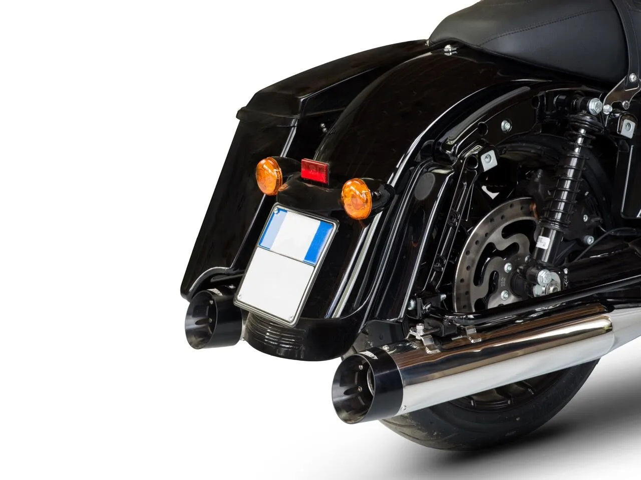 Zard 4,33" Slash-Cut Slip-on Schalldämpfer für HD-Touring