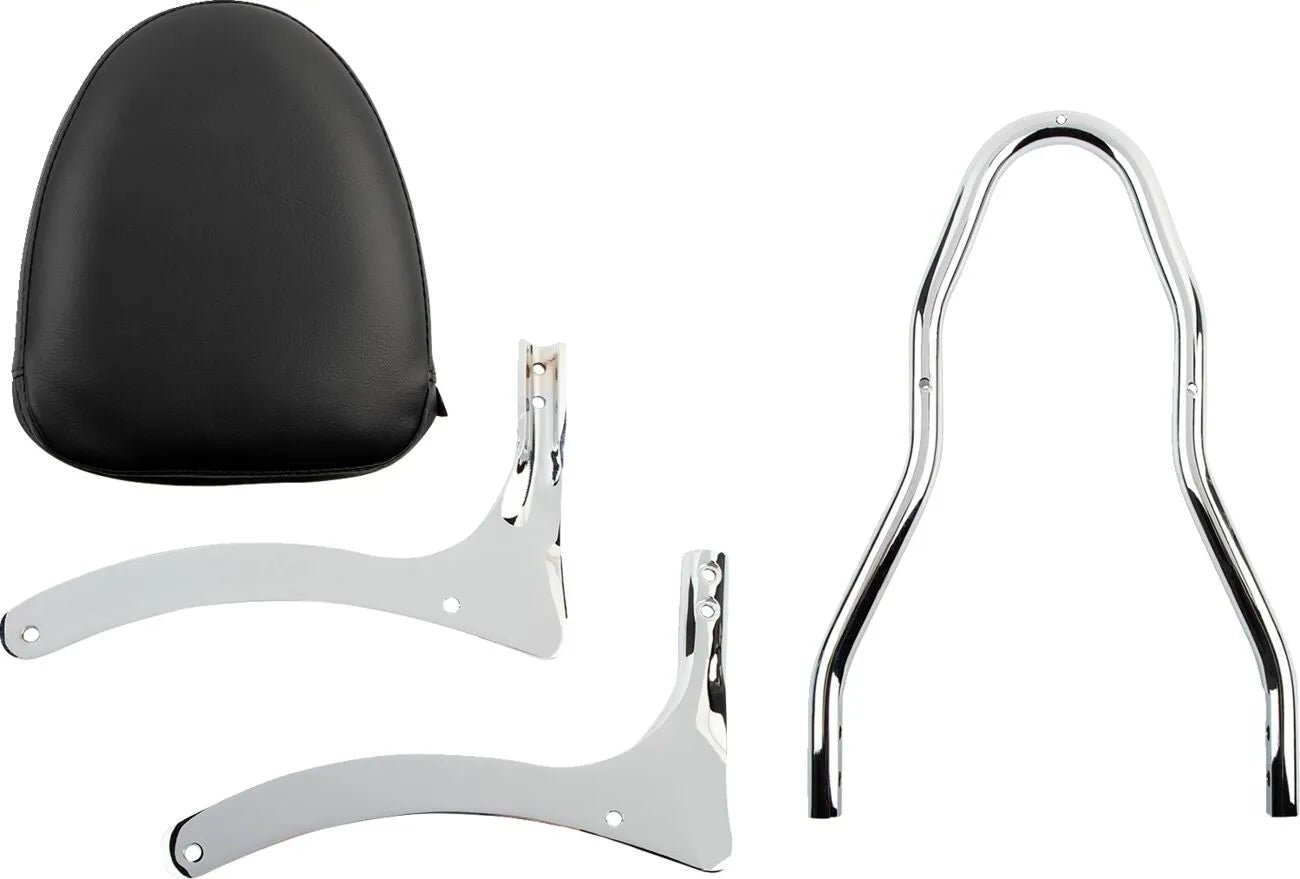 Show Chrome Sissy Bar Kit – Schwarz &amp; Chrom