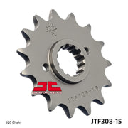 JT Sprockets Ritzel vorne - 520er Kette, 15 Zähne