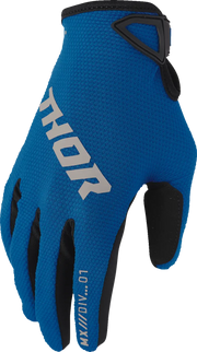 Thor Youth Ridemode Static MX Handschuhe - Schwarz/Blau