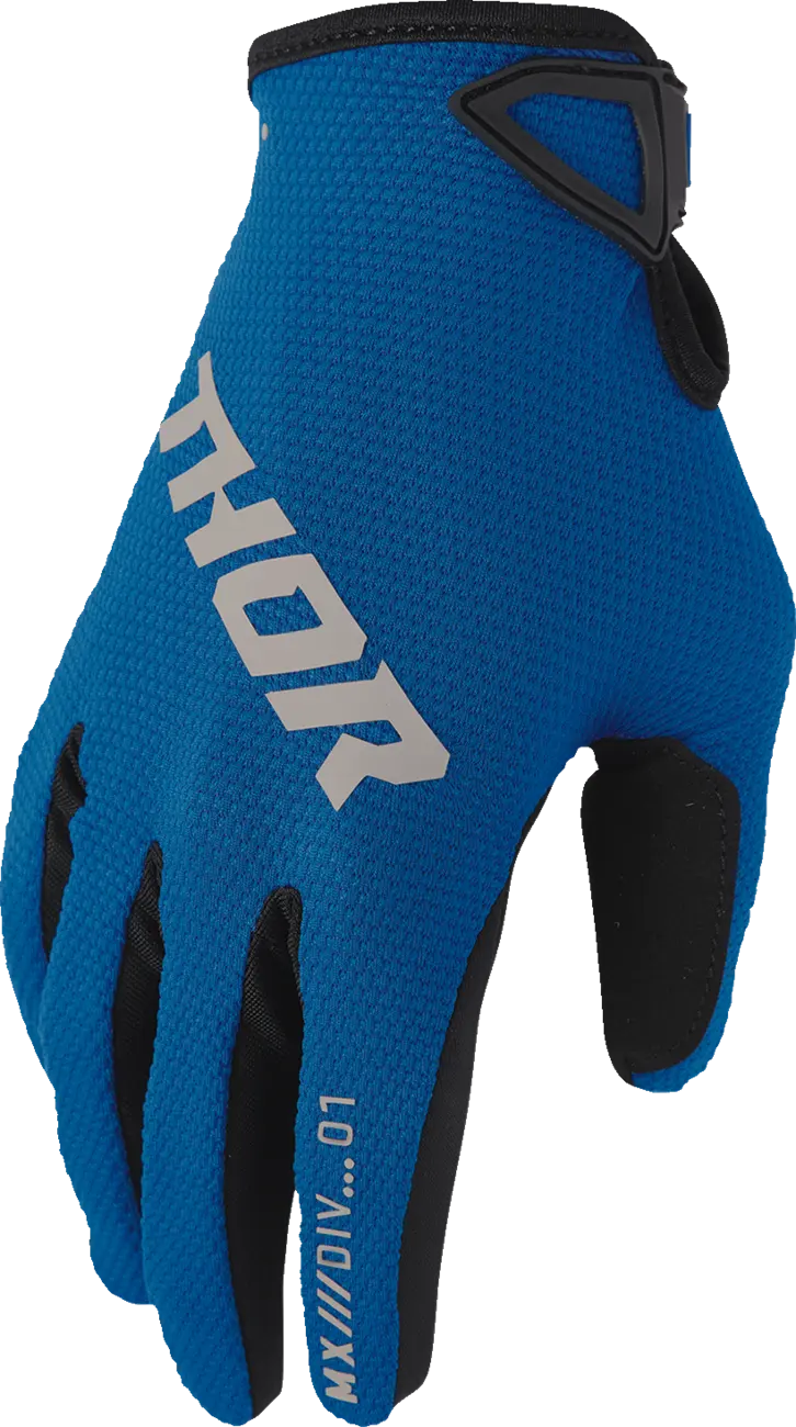 Thor Youth Ridemode Static MX Handschuhe - Schwarz/Blau