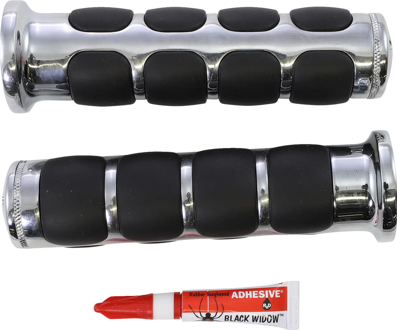 Kuryakyn Iso Griffe - 1" Lenker, Schwarz/Chrom