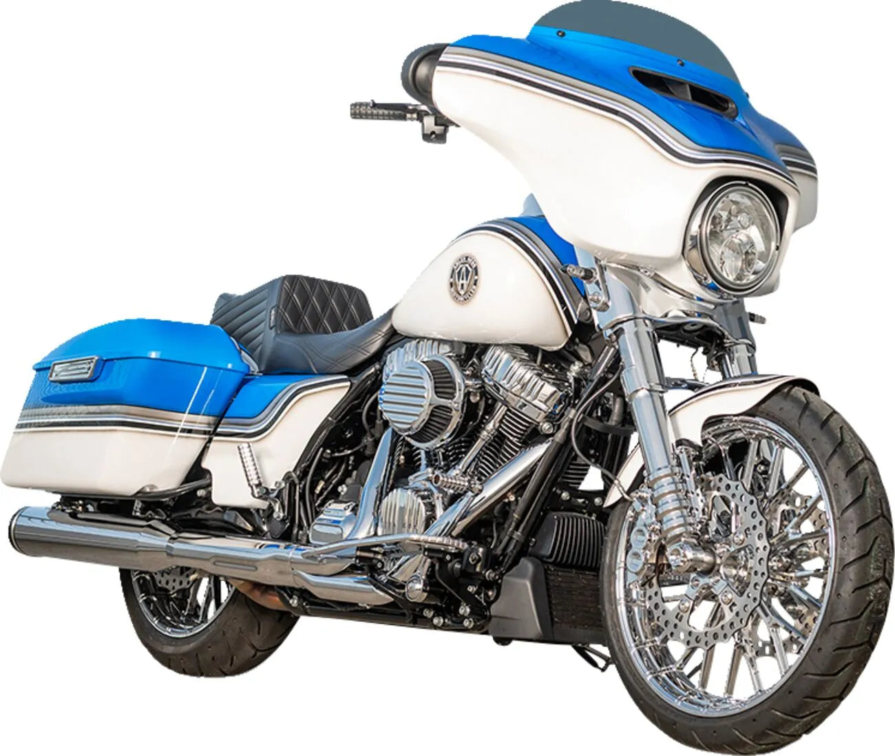 Arlen Ness Method No Flex Inverted Fork Legs - Chrome