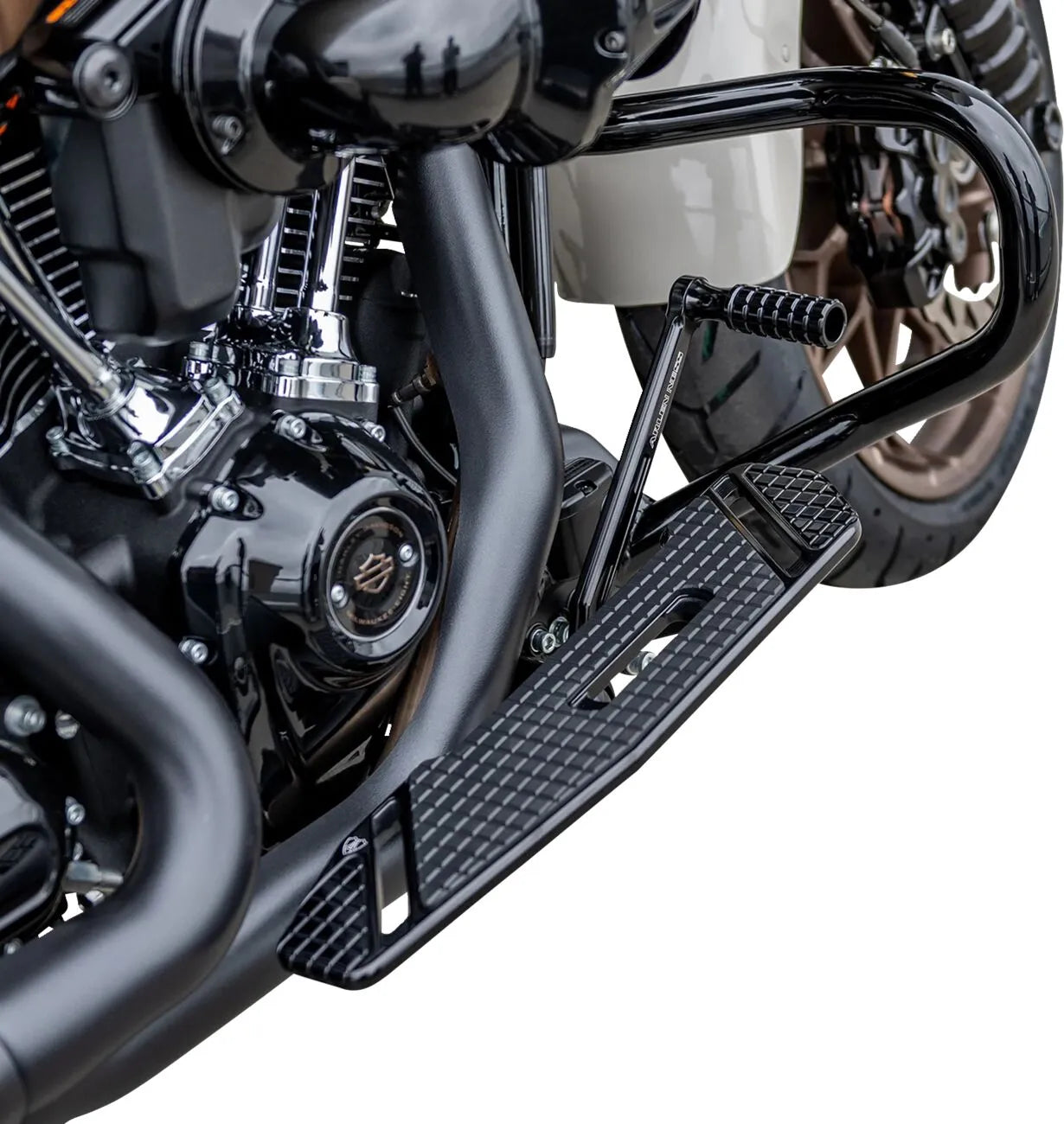 Arlen Ness Speedliner Fußpedal-Kit - Schwarz eloxiert