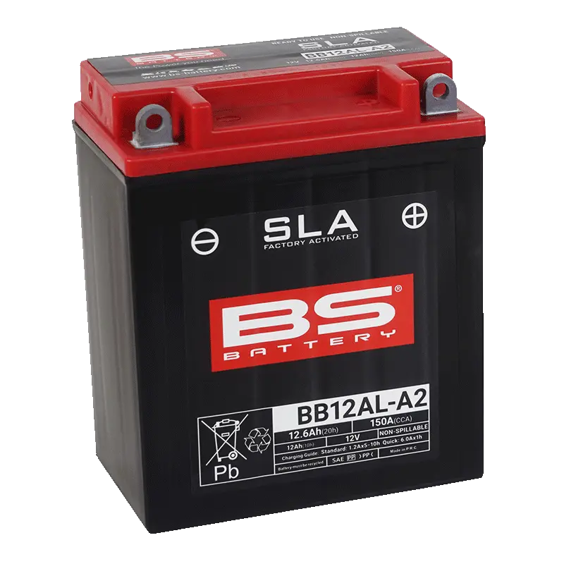Bs Battery AGM 12Ah Motorradbatterie