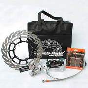 Moto-master Supermoto Racing Kit Front 320mm Flame Disc