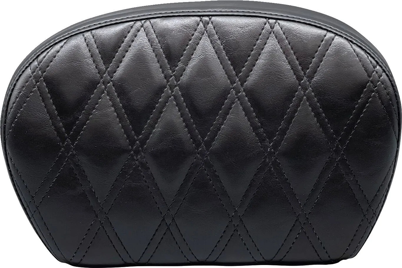 Le Pera Sissy Bar Pad - Double Diamond, Schwarzes Vinyl