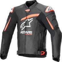 Alpinestars GP Plus R V4 Airflow Lederjacke - Schwarz/Weiß/Rot Fluo