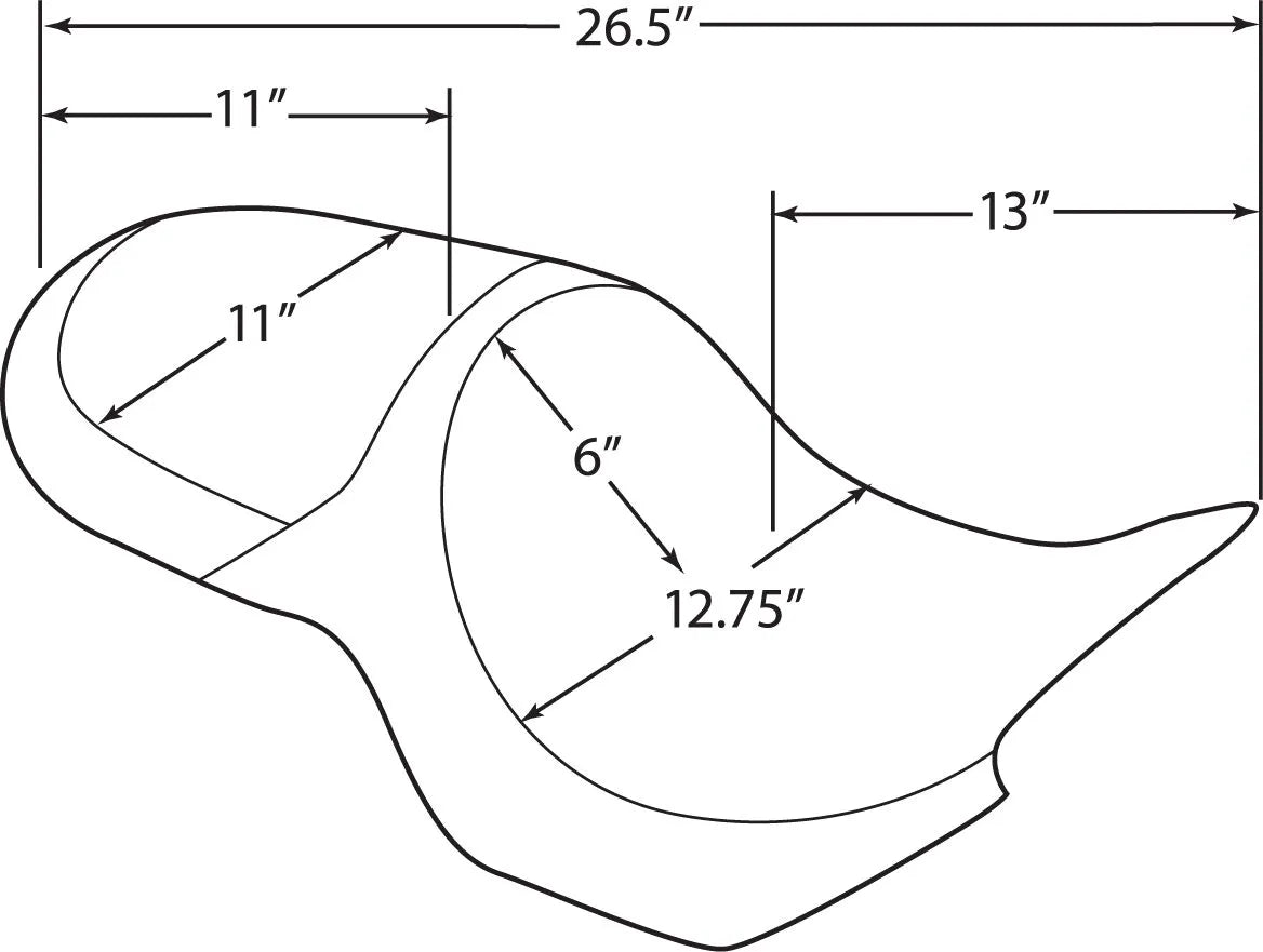 Drag Specialties Predator Sitz