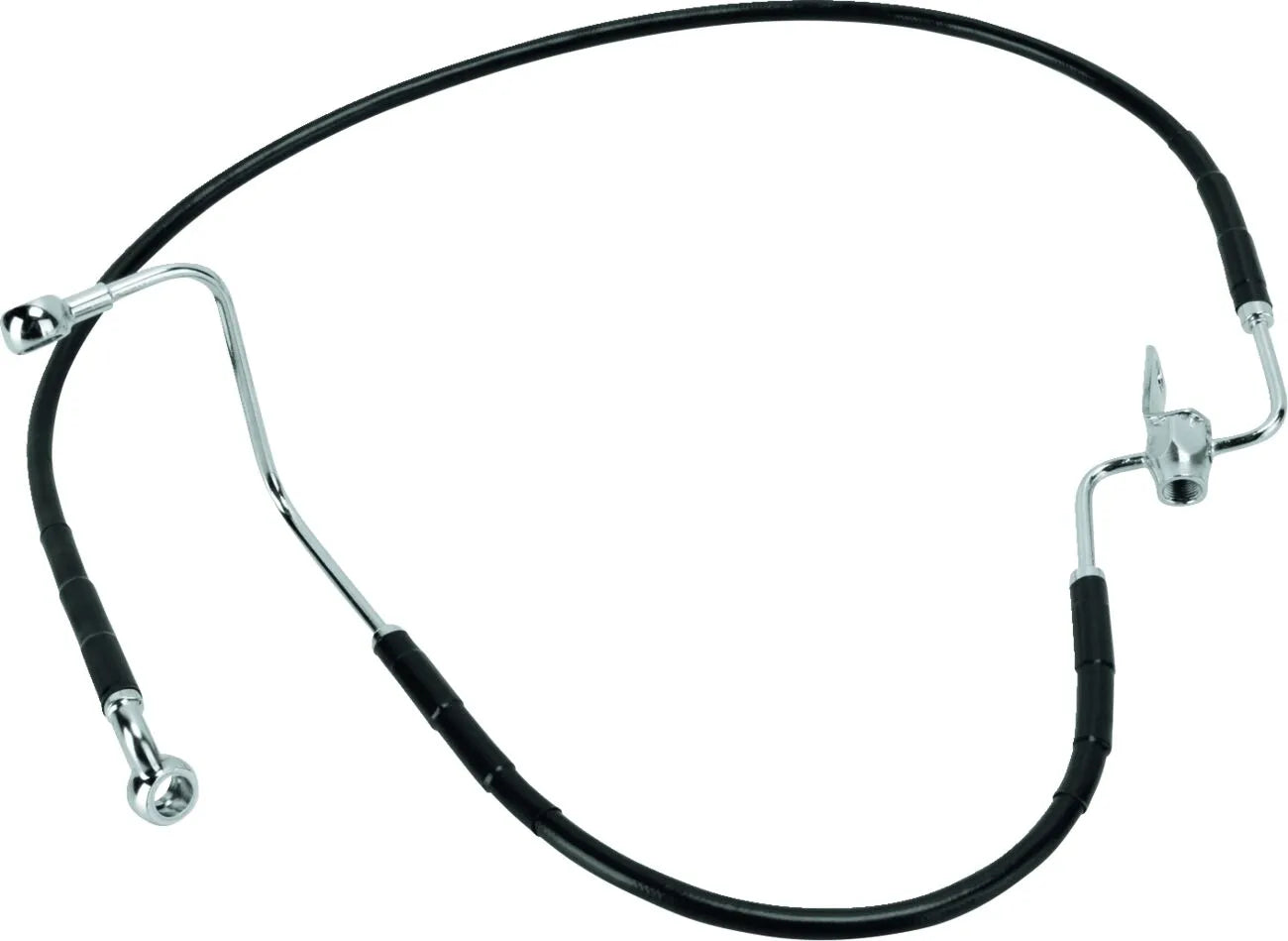 Drag Specialties Edelstahl-Bremsleitungssatz - Hinten