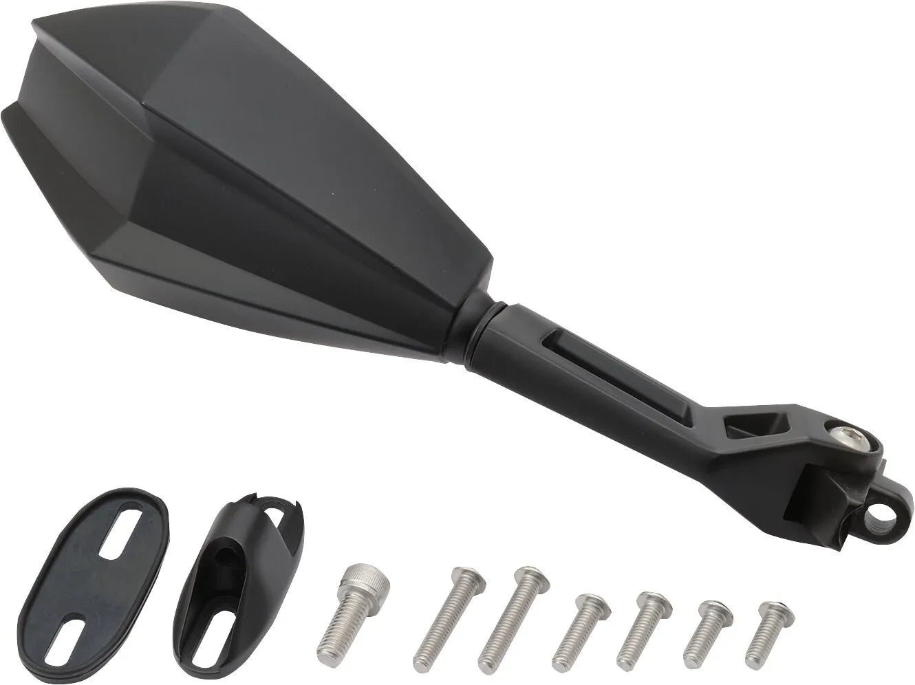 Daytona Aluminium ABS Spiegel - Schwarz