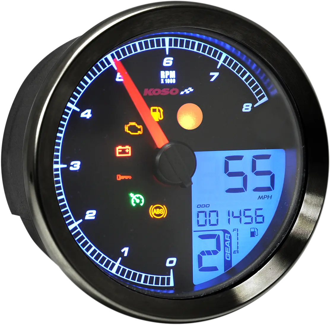 Koso HD-04 Tachometer/Drehzahlmesser