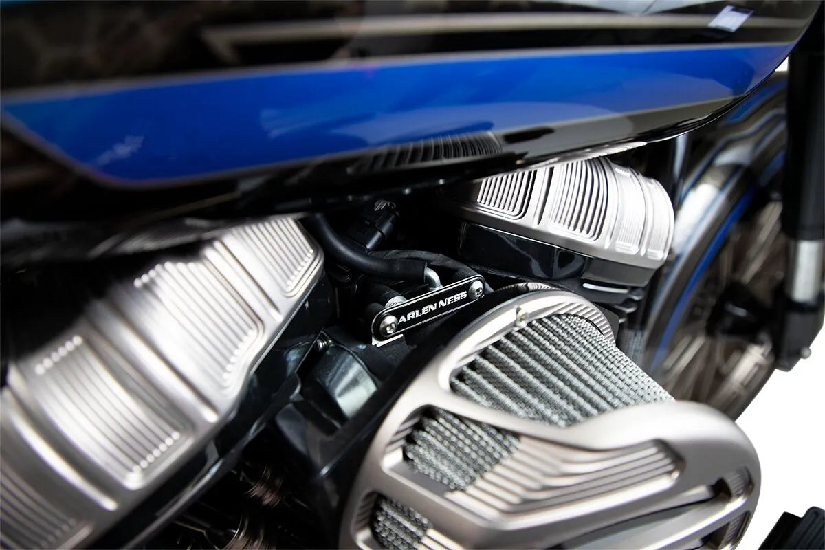 Arlen Ness 10 Gauge Ventildeckel - Titan