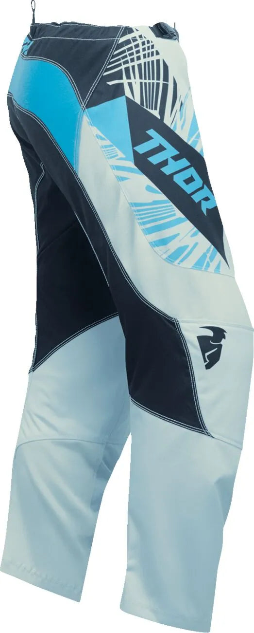 Thor Damen-Sector-Schlitzhose – Schwarz/Blau