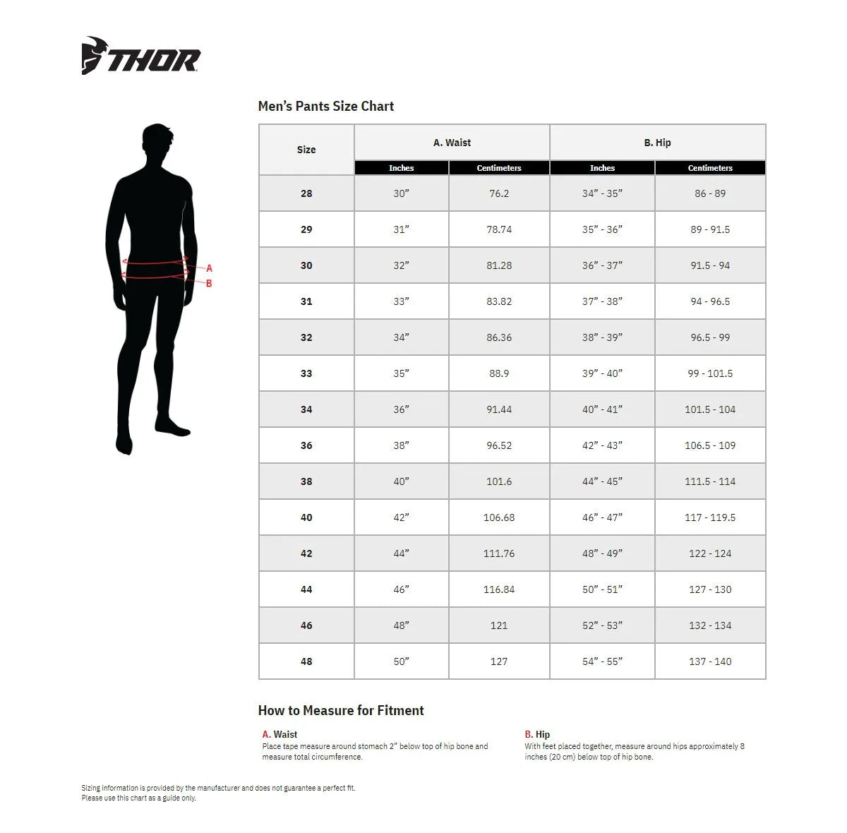 Thor Launchmode Storm Rennhose – Schwarz/Weiß