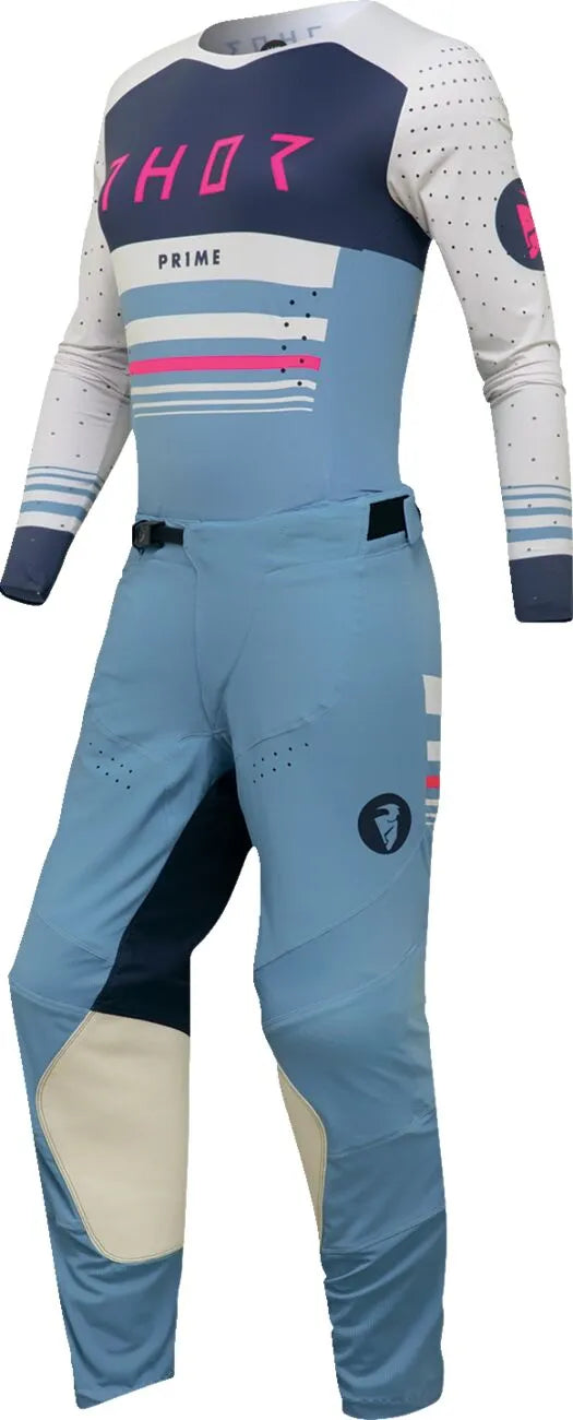 Thor Damen Prime Blaze Jersey – Blau/Weiß