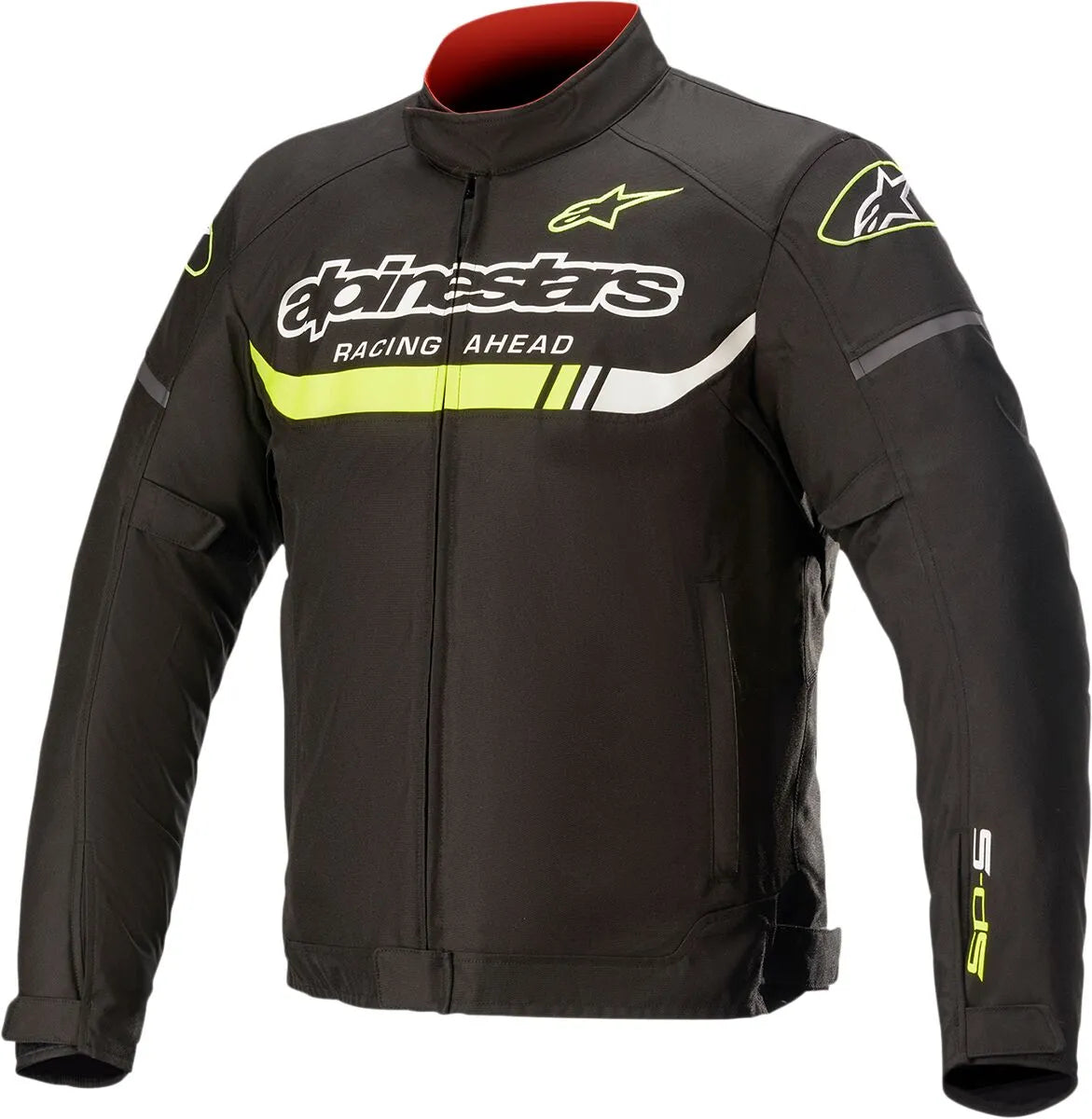 Alpinestars T-SP S Ignition wasserdichte Jacke - Schwarz/Weiß/Gelb Fluo