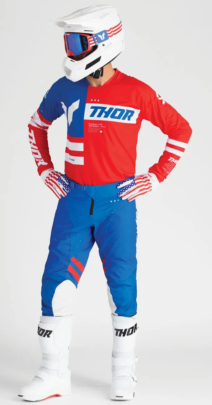 Thor Launchmode Patriot Hose – Blau/Rot/Weiß
