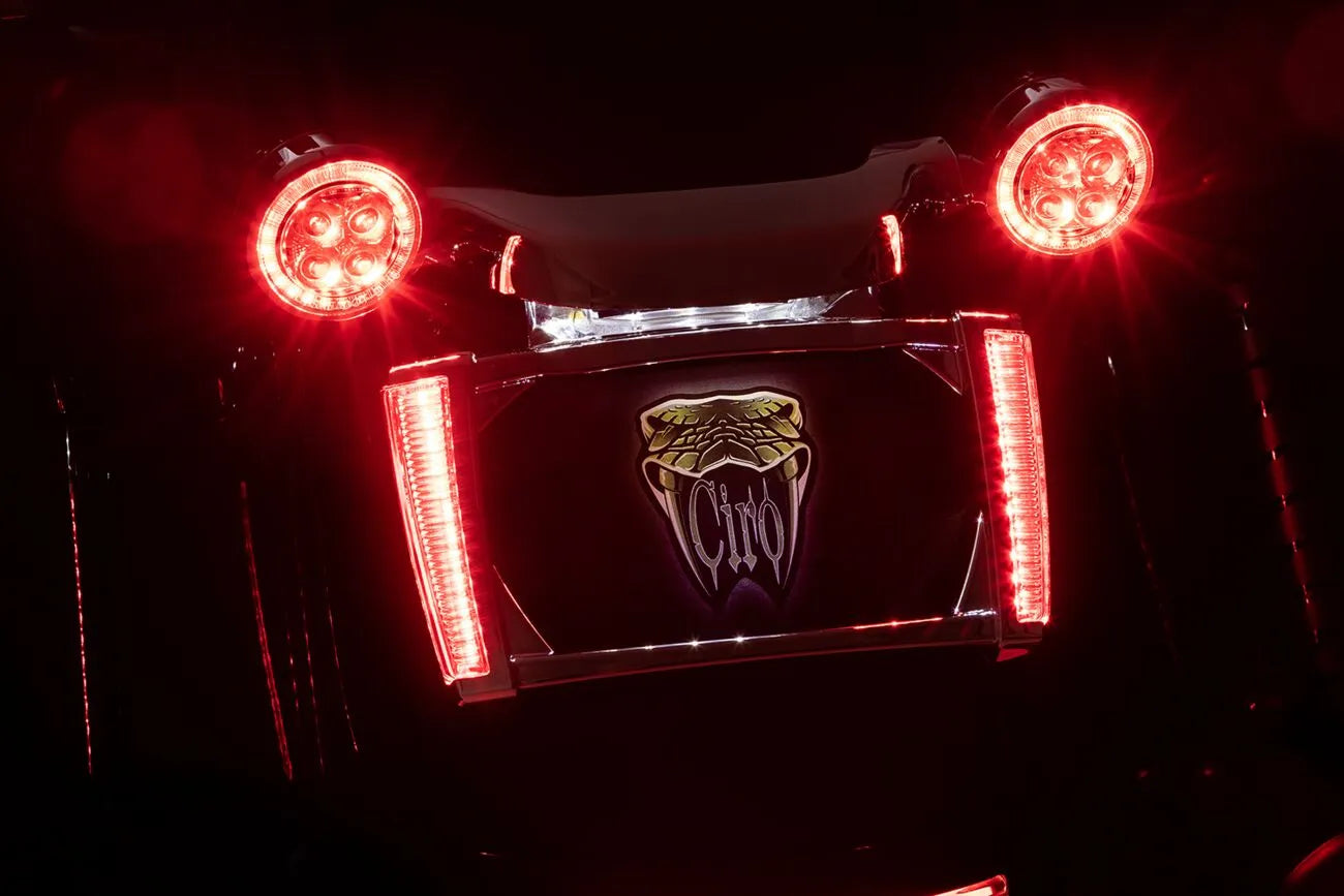 Ciro LED-beleuchteter Kennzeichenhalter