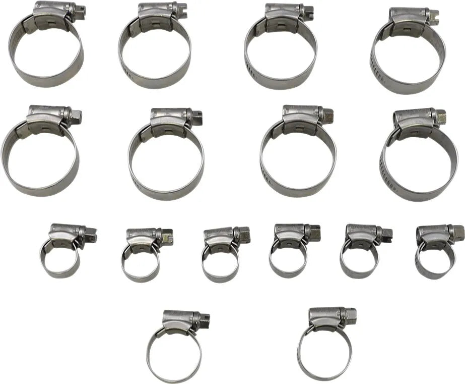 Samco Sport Kühlerschlauch-Schellen-Set Edelstahl