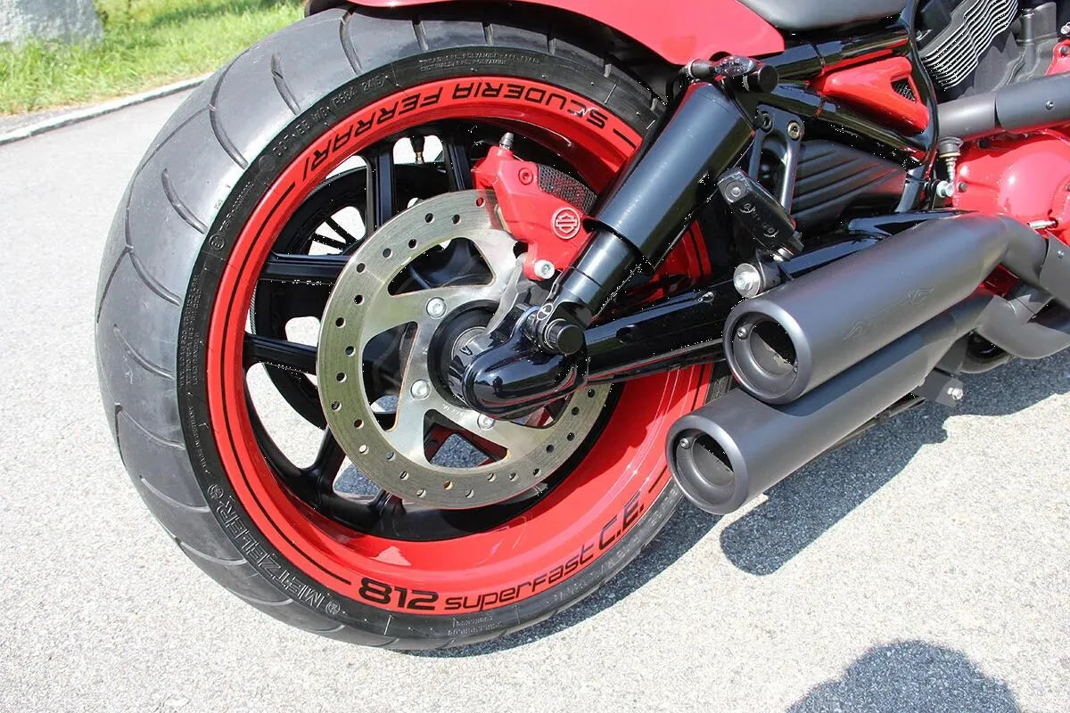 Cult Werk Achsenabdeckung aus schwarzem Aluminium